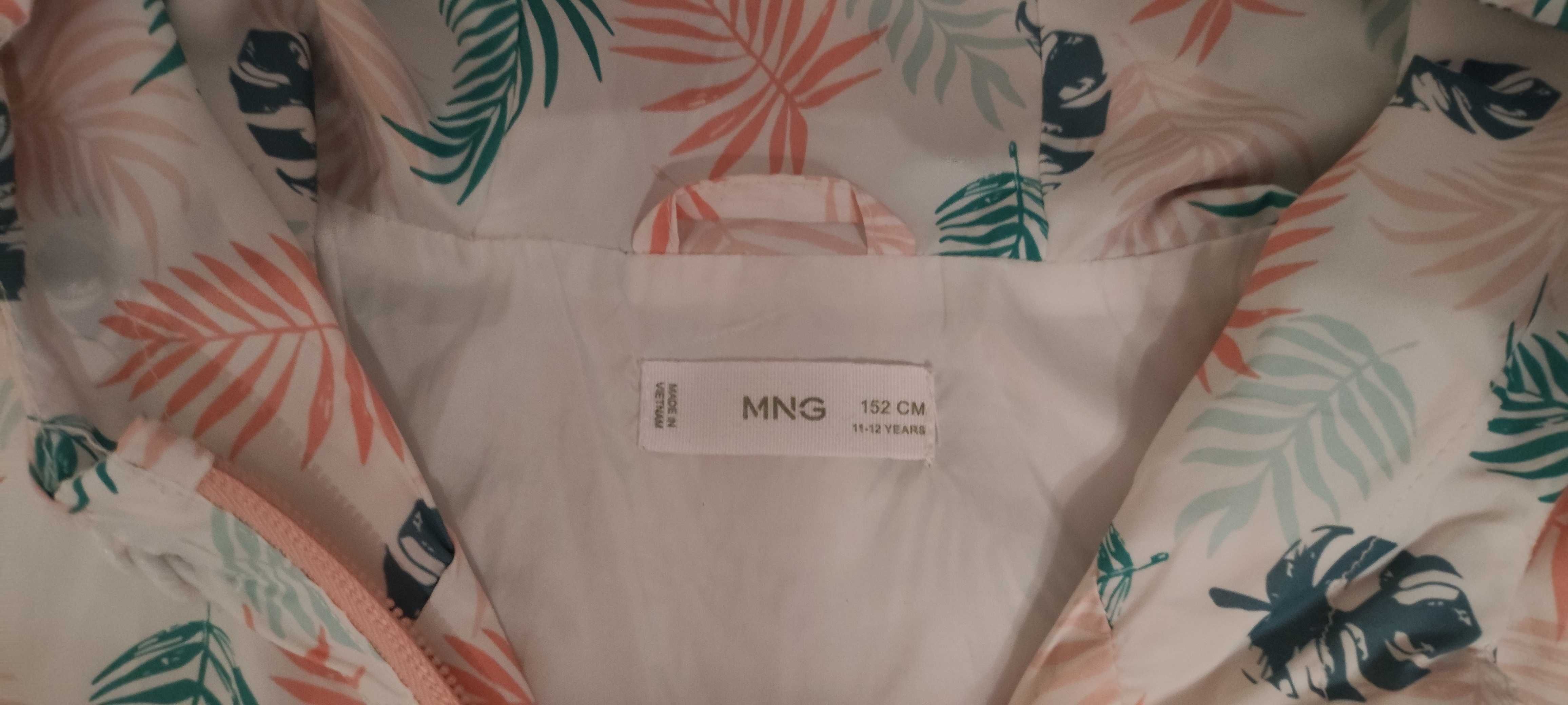 Lekka kurtka typu wiatrówka MANGO dla dziewczynki r.152
