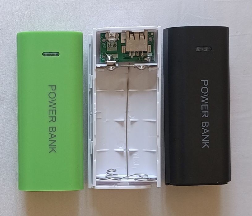 Корпус повербанка для 2 батарей.