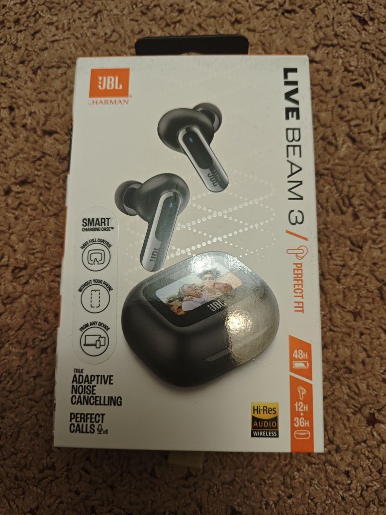 Навушники TWS JBL Live Beam 3 Black (JBLLIVEBEAM3BLK)