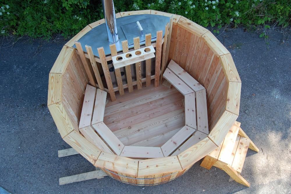 Balia Kąpielowa Gorąca Beczka Bania Hot Tub Basen Sauna Ogrodowa