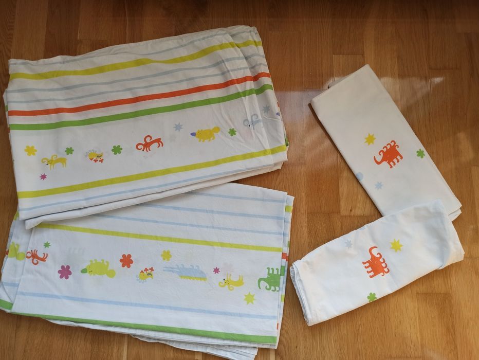 2 komplety poszew na kołdrę 110x120  i poduszki 35x55