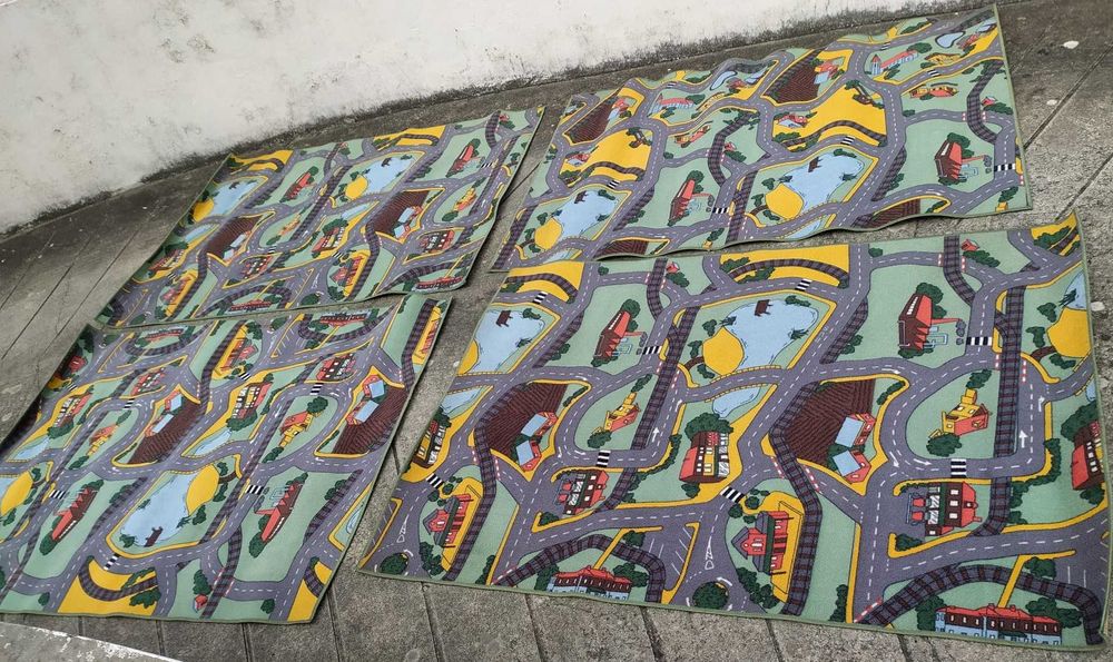Tapetes para sala de convívio de crianças ou para quarto de crianças.