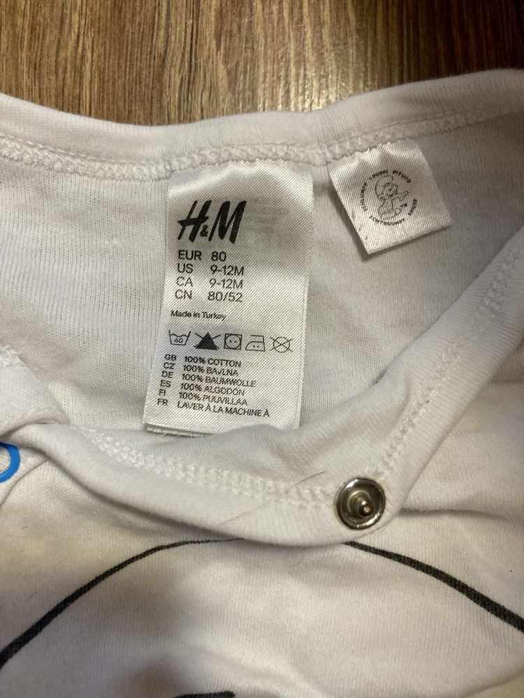 Cztery pajacyki rozm. 80-86 H&M, F&F