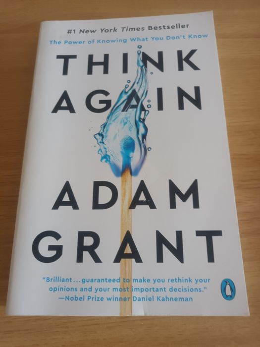 Livro Think Again do Adam Grant