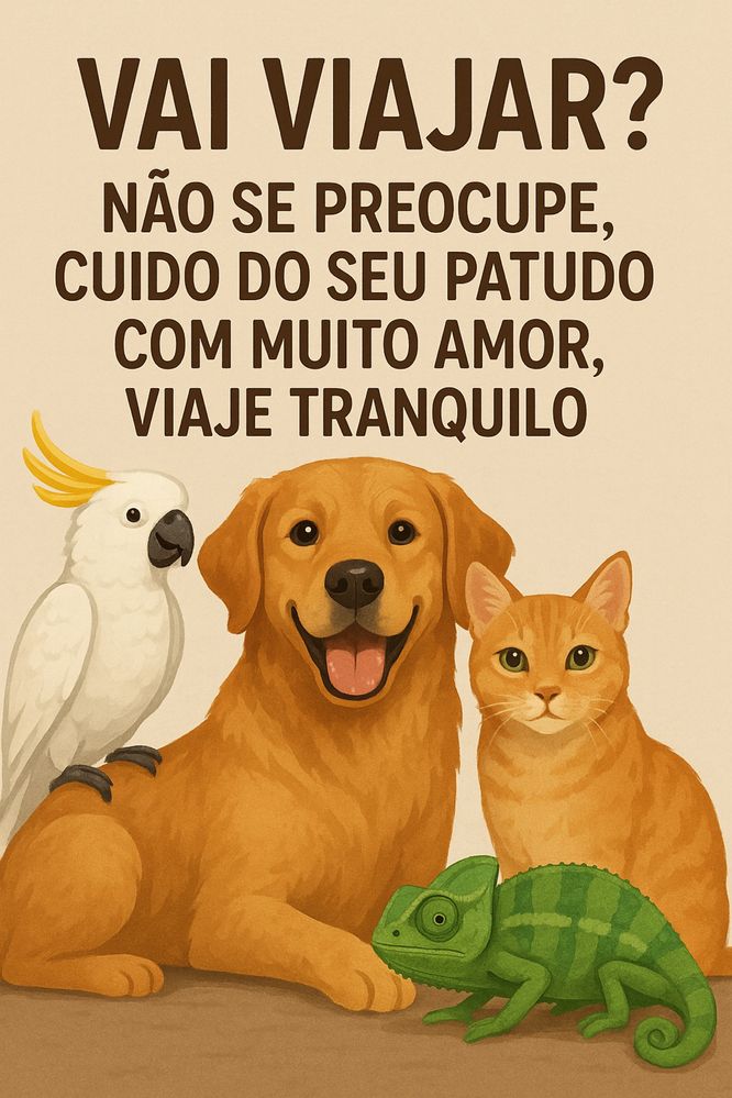 Pet sitter-pela zona do porto