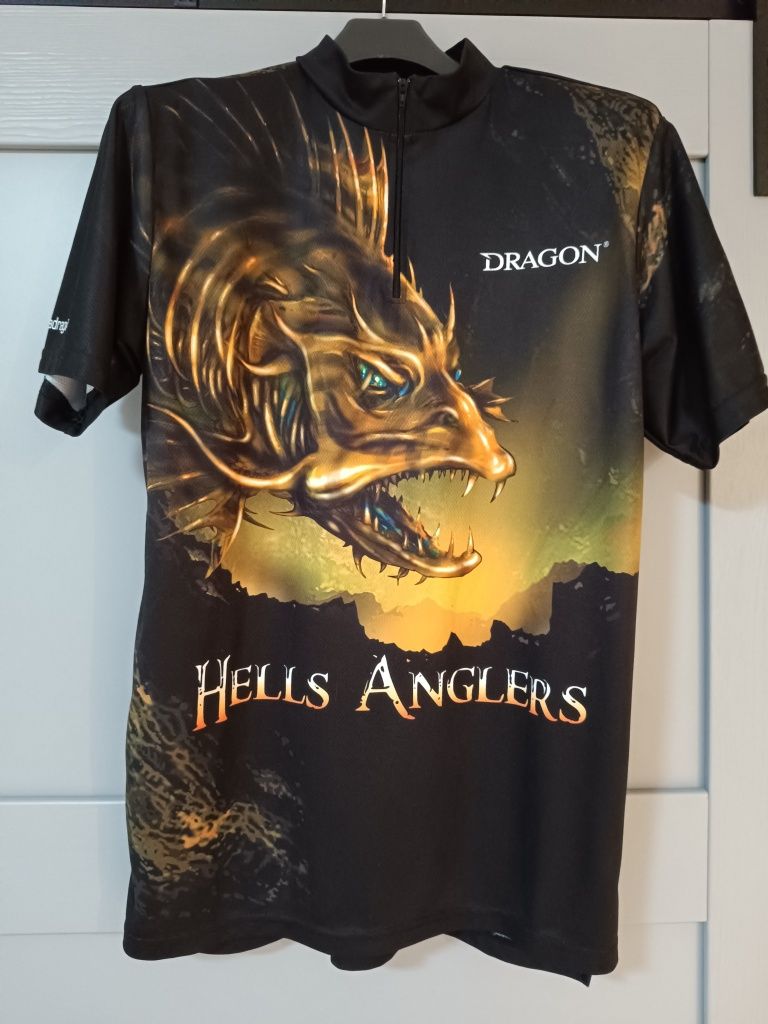 DRAGON T-SHIRT Sandacz Hells Anglers Rozmiar M