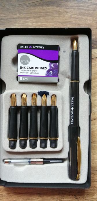 Kaligrafia Zestaw do kaligrafii 6 stalówek Daler Rowney