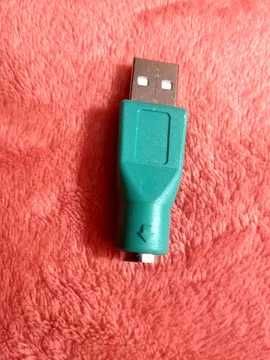 Мишка з круглим штекером ps / 2 та перехідник штекер USB