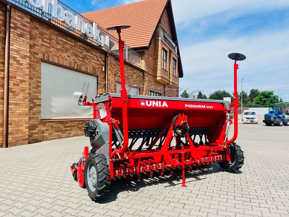 Unia Siewnik Poznaniak talerzowy 510/3D  Siewnik zbożowy Unia Group talerzowy Poznaniak 510/3D