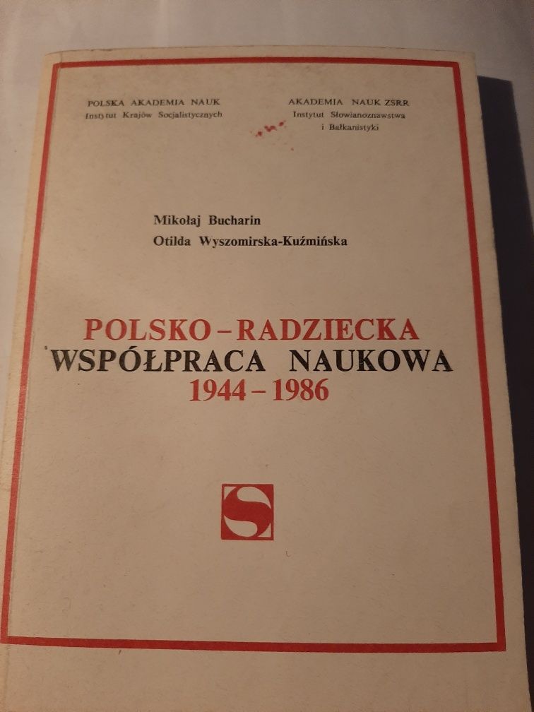 Polsko-radziecka współpraca naukowa. Bucharin, Wyszomirska