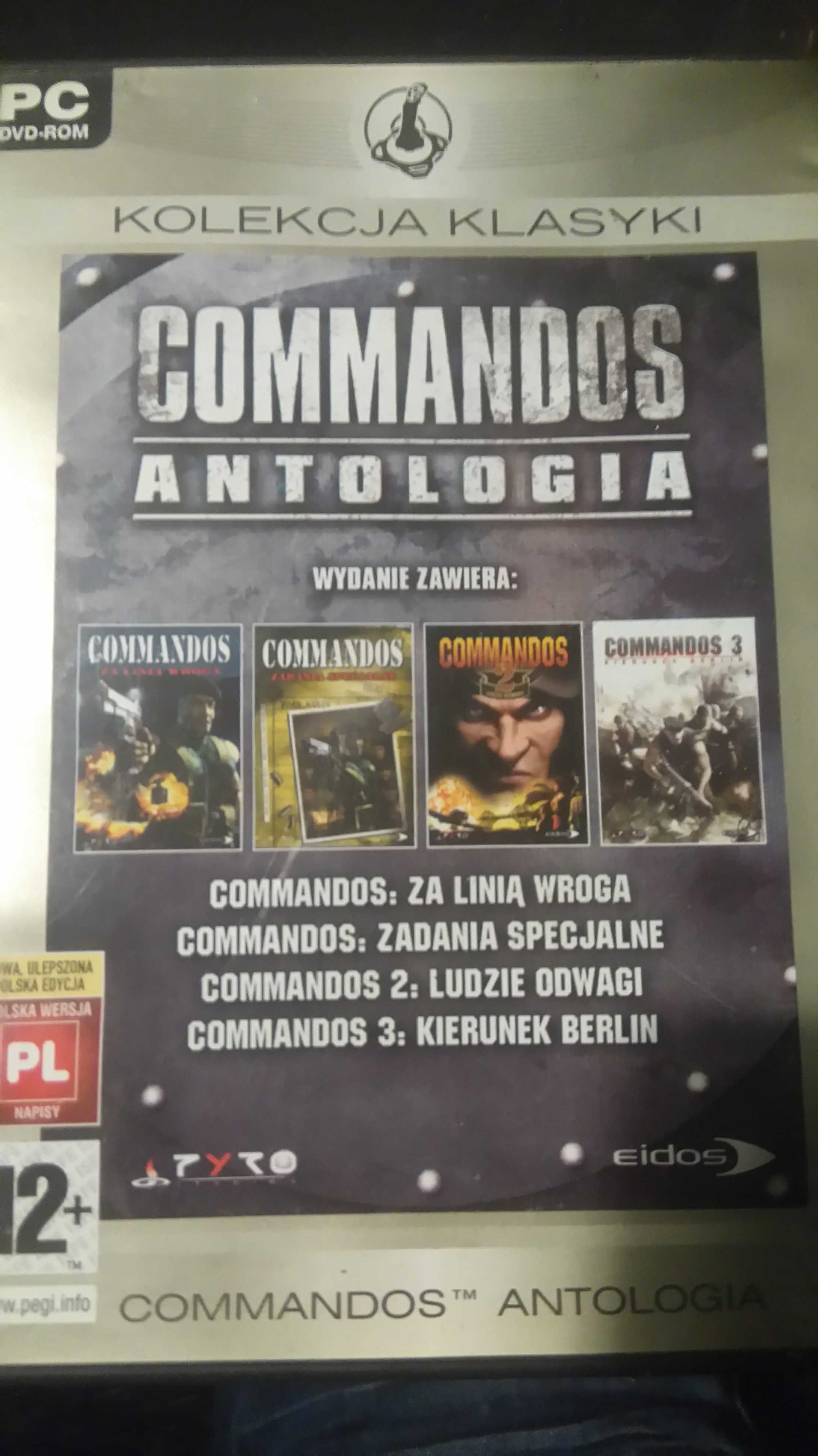 Commandos Antologia-gra computerowa zawiera 4 gry commandos