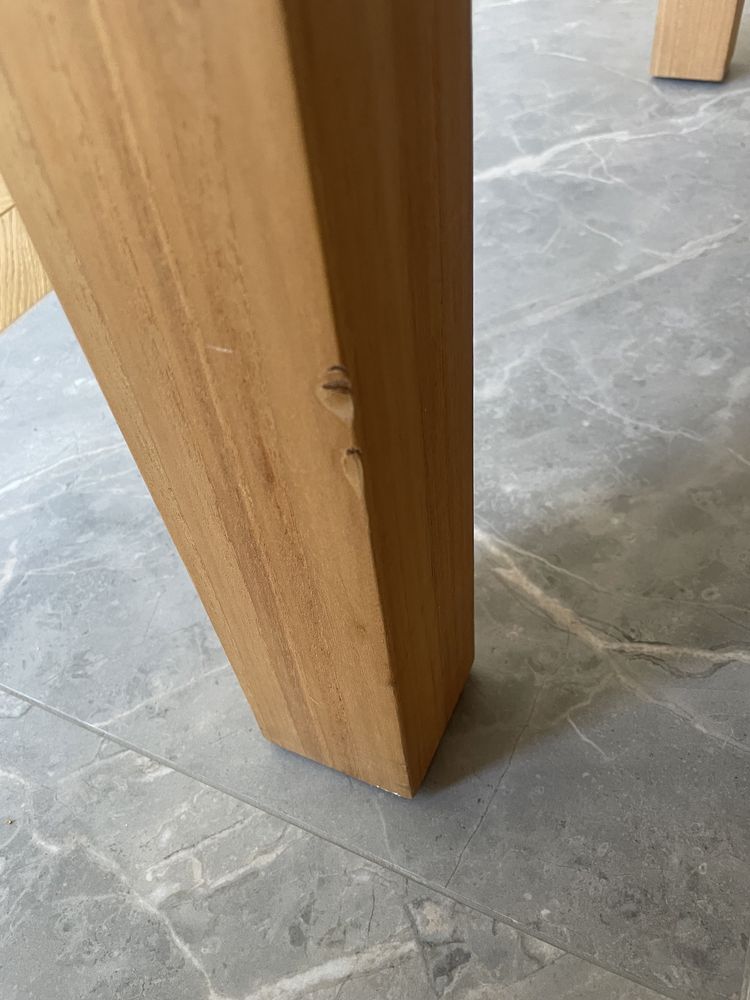 Stół teak tekowy 90 x 90cm taras ogród balkon