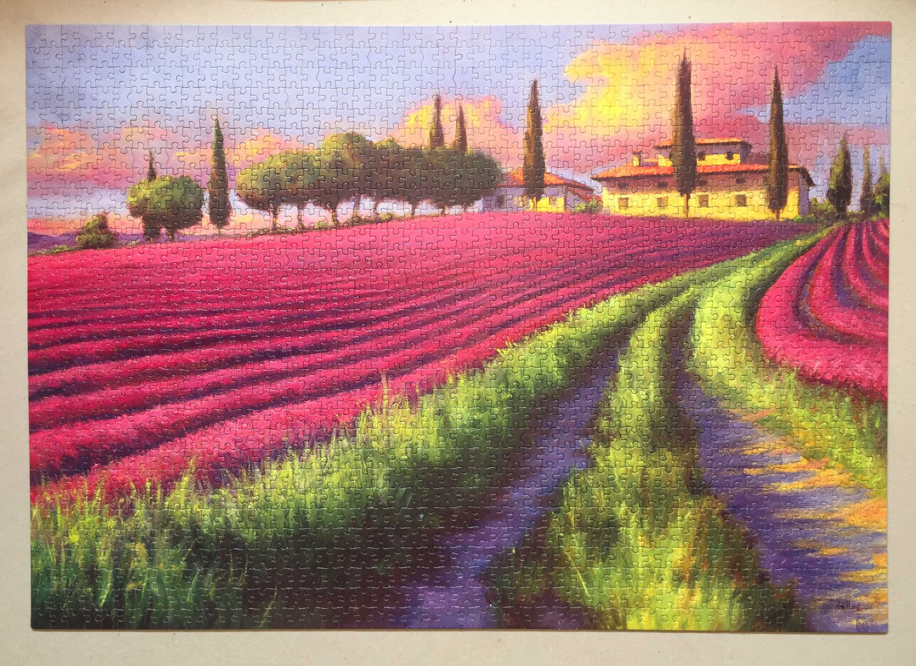 Puzzle 1500 peças Educa - Campo de Lavanda