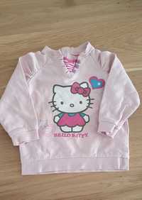 Różowa Bluza dla dziewczynki 86 hello kitty Sawri