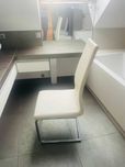 SUPER OKAZJA - krzesło metalowe z miękkim obiciem IKEA - PILNE - 8szt