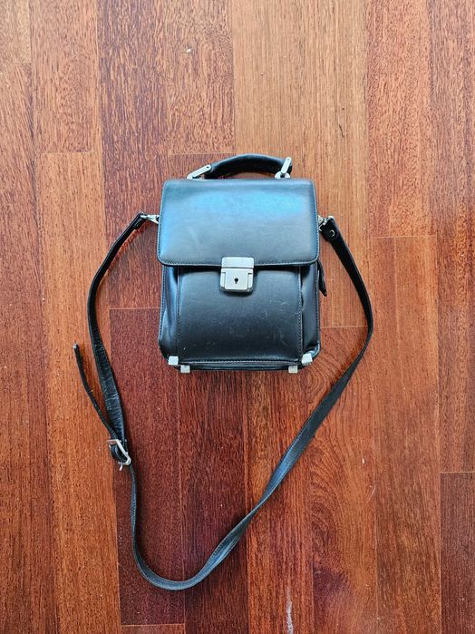 Барсетка чоловіча Сумка на плече чоловіча шкіряна