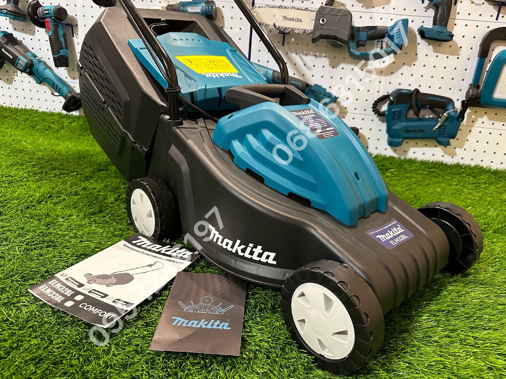 электрическая Газонокосилка Makita ELM32BL бесщеточная косилка Румыния
