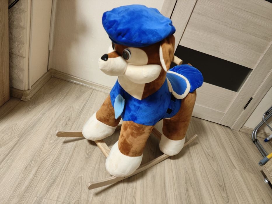 Собачка каталка Paw Patrol/ Собачка гойдалка Щенячий патруль Гонщик