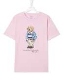 Футболка Polo Ralph Lauren «Polo Bear» рожевого кольору