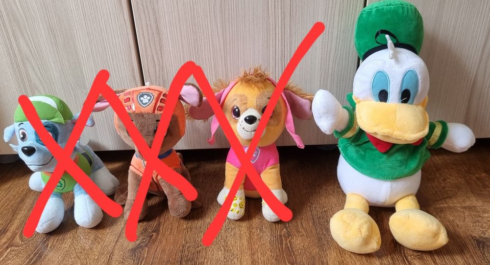 Мягкие игрушки собака утка единорог панда плуто щенячий патруль б/у