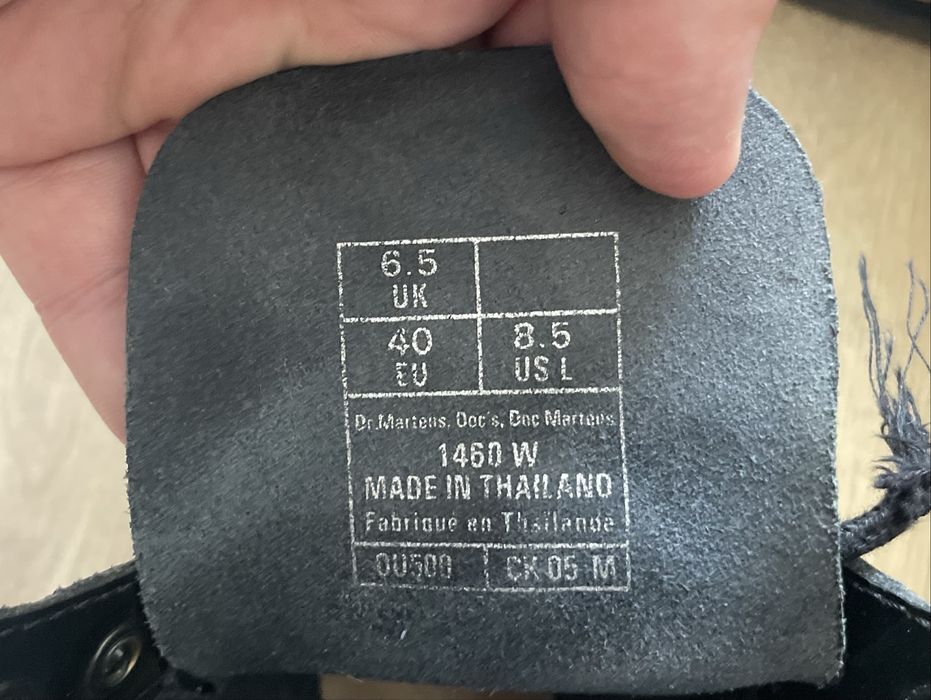 Buty glany trapery Dr. Martens model 1460 błyszczące