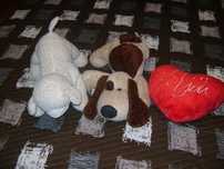 3 peluches