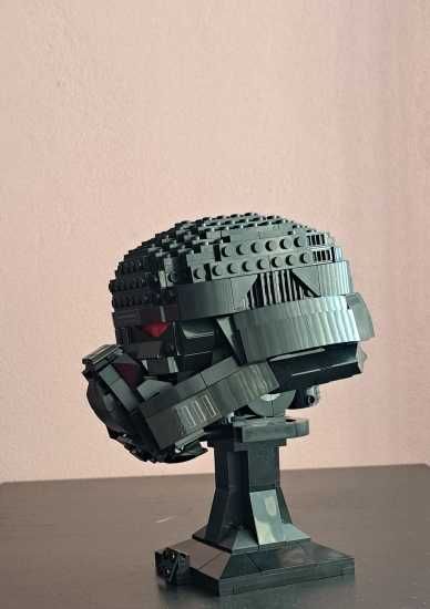 Klocki Star Wars Hełm głowa Dark Trooper kompatybilne
