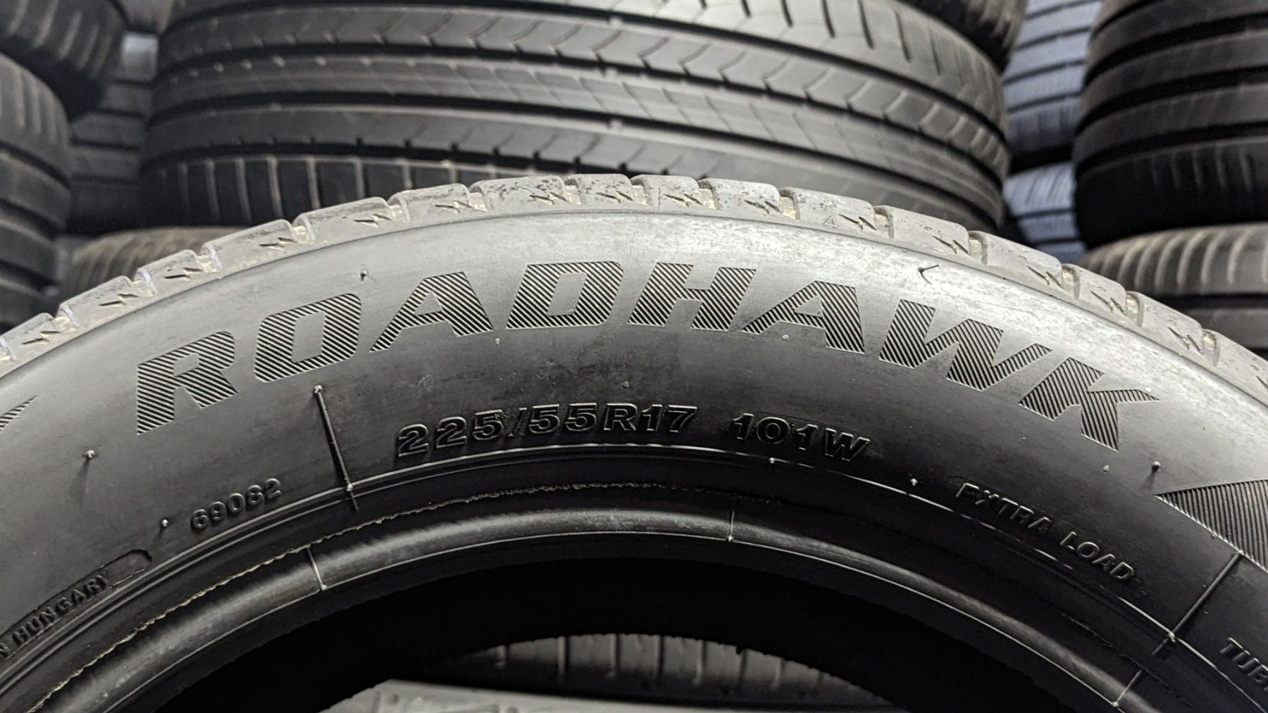 Шина 225/55 R 17 Firestone Roadhawk. Одне колесо. Розпаровка.