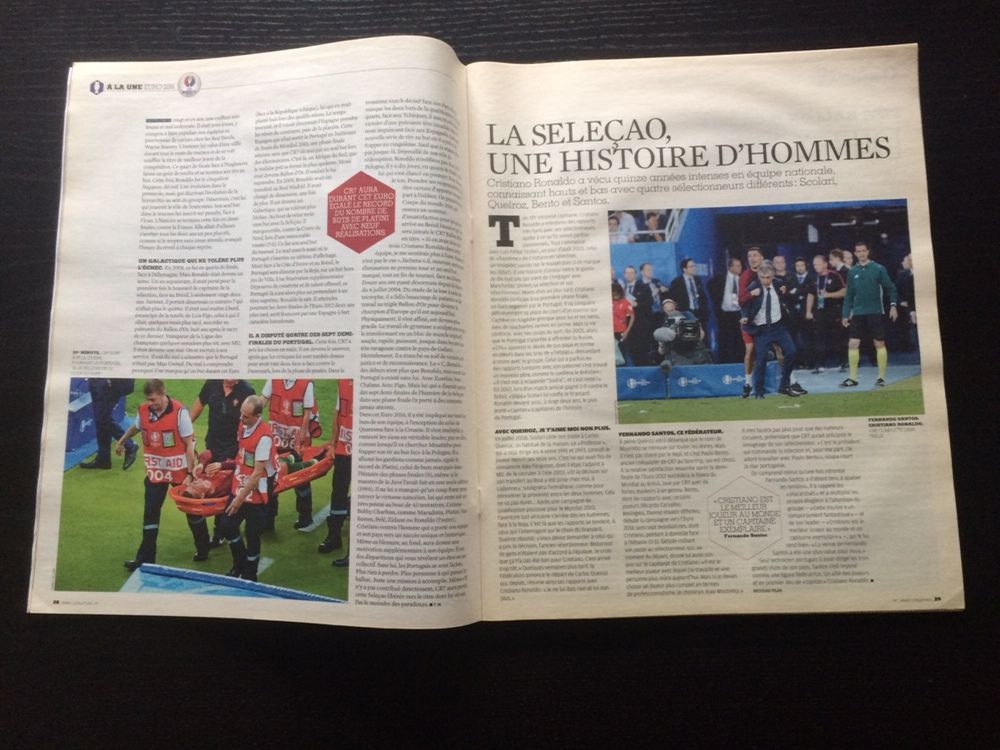 Revista France Football - Euro 2016 - para colecionadores