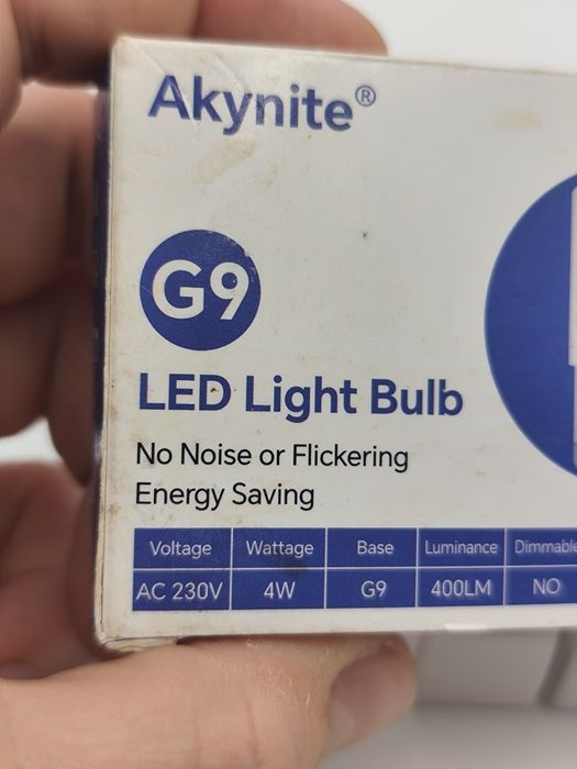 Zestaw 6 żarówek LED G9 4W AkyNite nowe