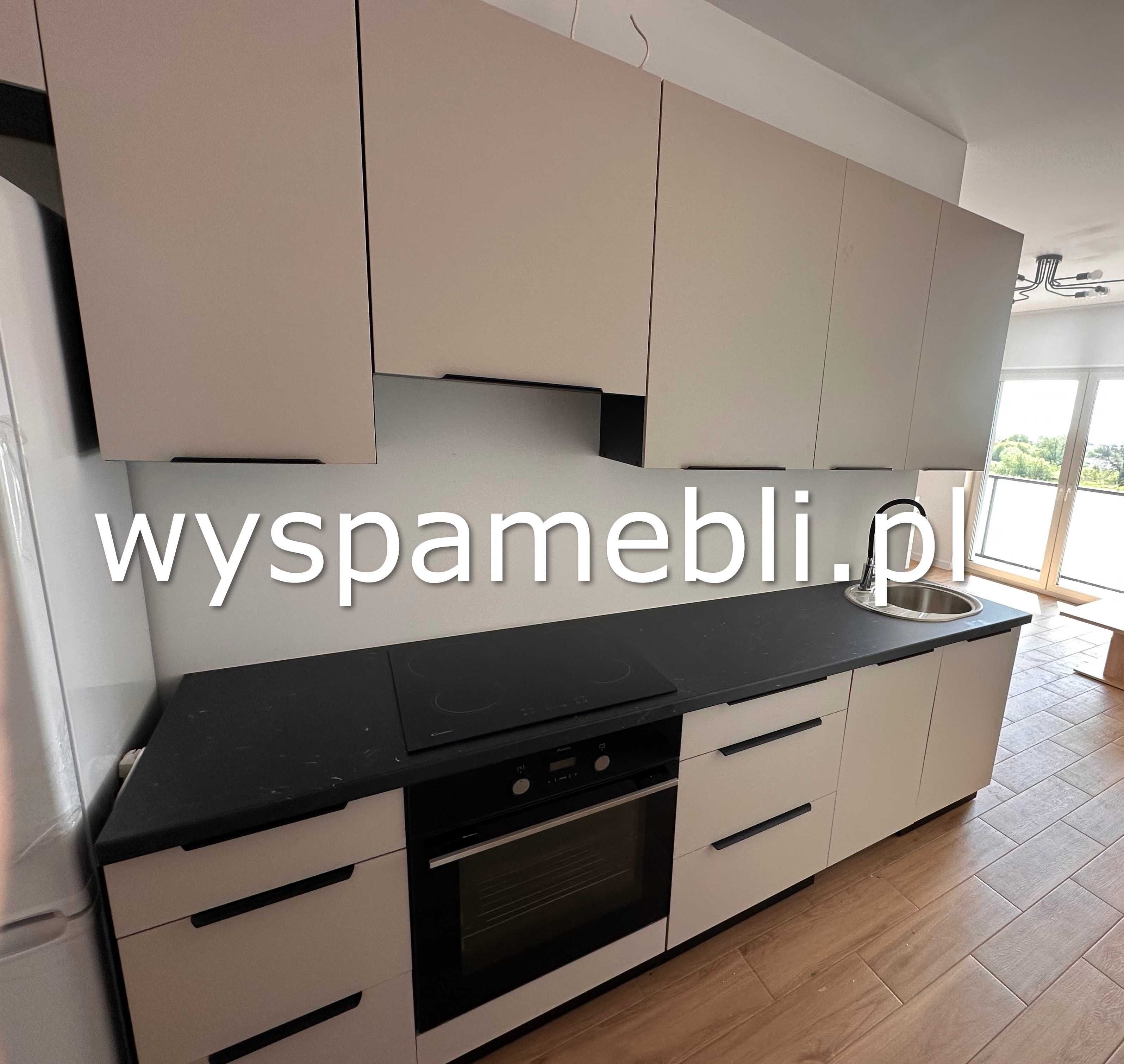 NOWA kuchnia narożna 270x190 lub inny wymiar kaszmir dąb artisan meble