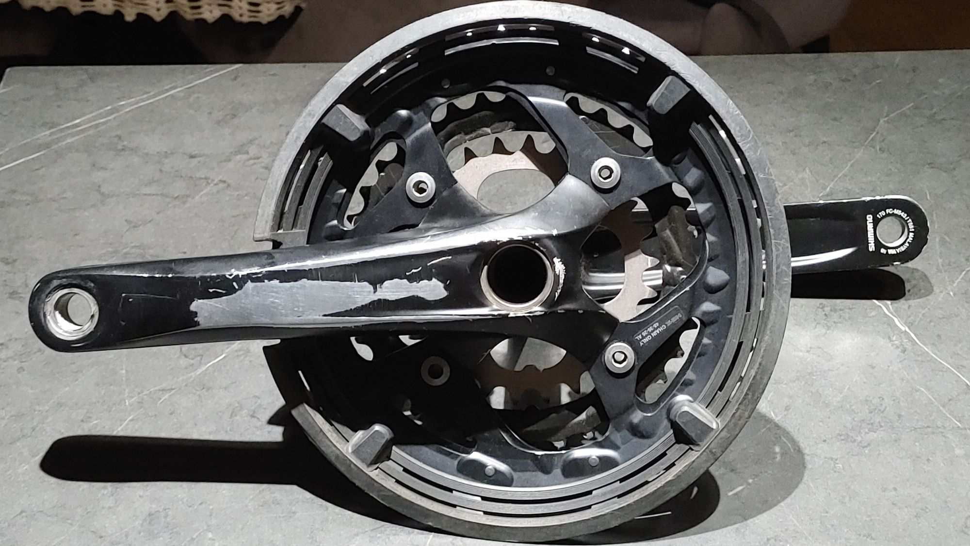 Korba Hollowtech II Shimano FC-T551 blaty 48t-36t-26t 170mm