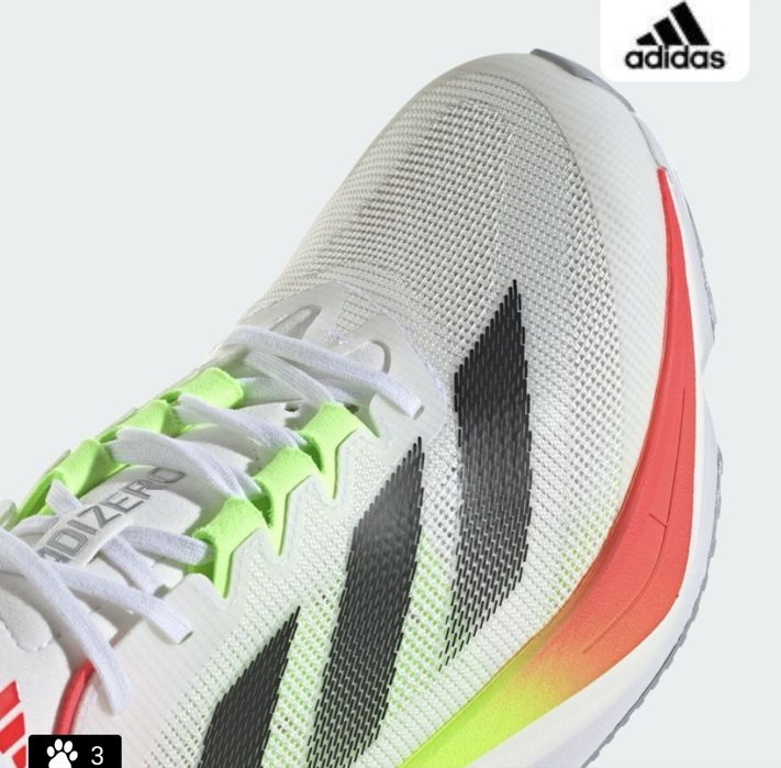 Оригінал 100% кросівки Adidas Adizero Boston 12 JQ2552.