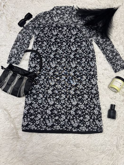 Напівпрозора вечірня сукня з підкладкою від Papaya