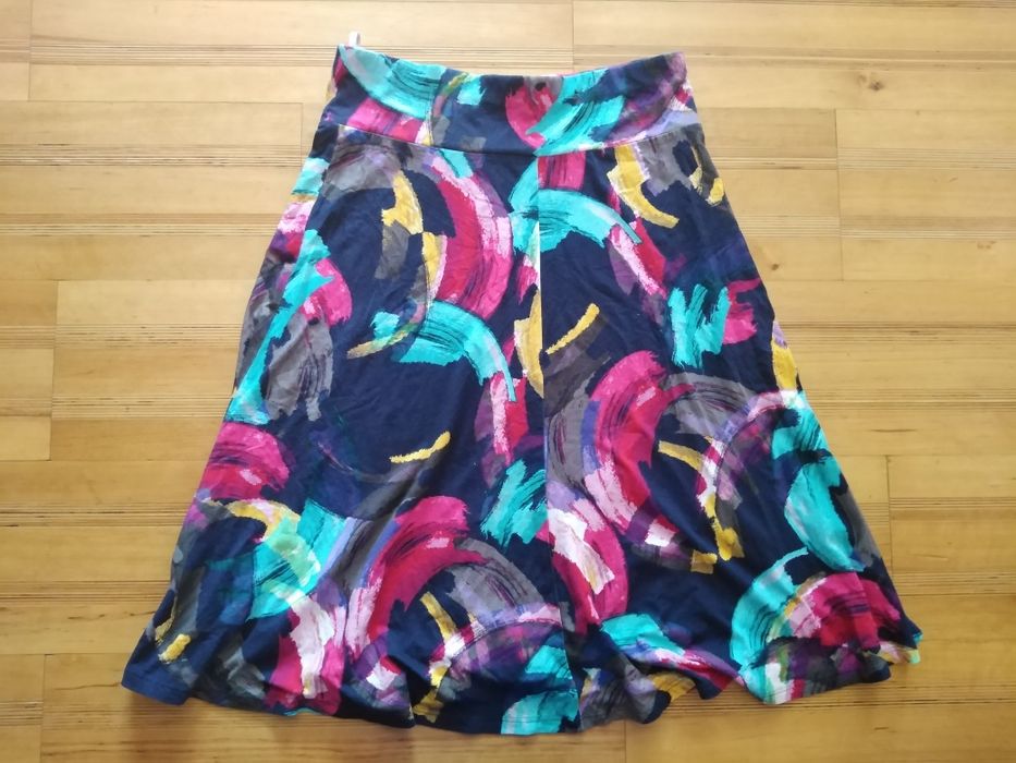 Spódnica kolorowa, 92% viscoza, rozmiar M
