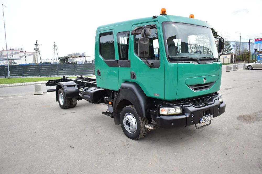 Renault MIDLUM 4x4 DOKA Brygadówka RAMA do zabudowy Camper  Dubel Kabina