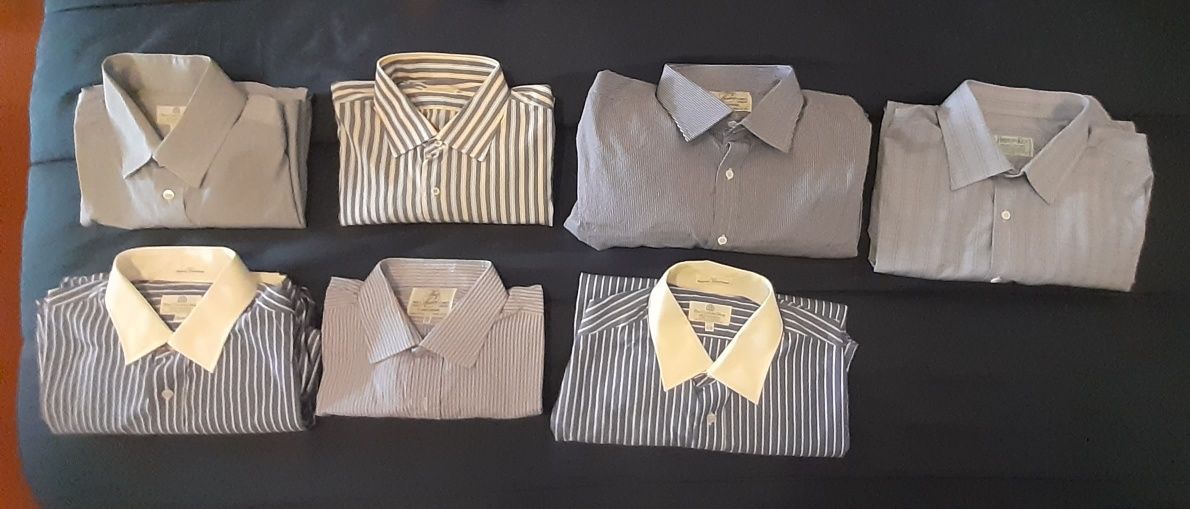7 Camisas Inglesas e Americanas Muito boa qualidade.