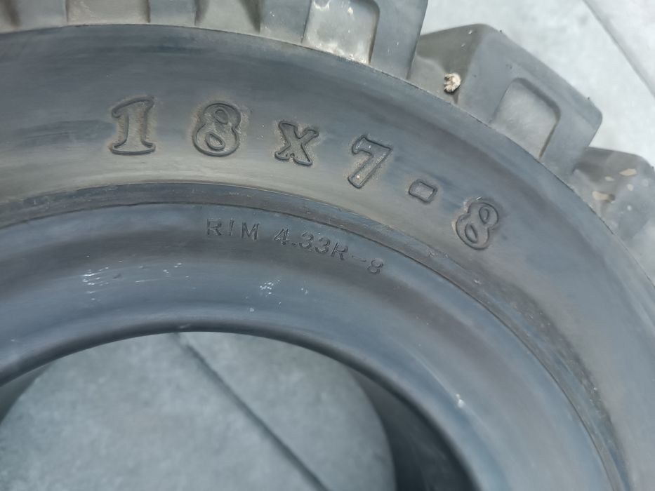 18x7-8 ORCA (180/70-8),opony pełne nowe  wózek widłowy