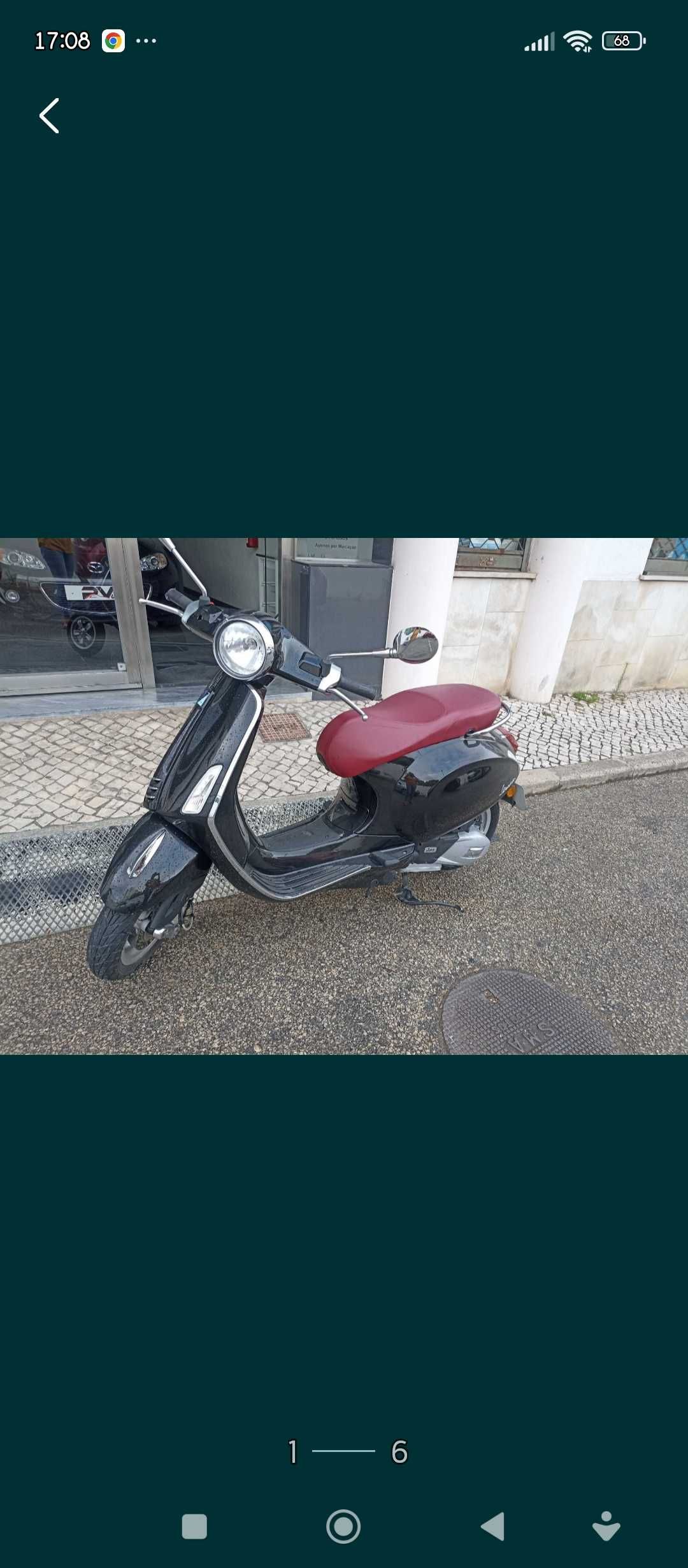 RESERVADO-Vespa primavera até 125 CC,9600 km