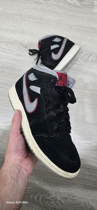 Nike Air Jordan 1 MID ( Black particle Grey )