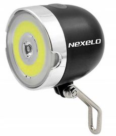Lampa bateryjna przód w stylu retro Nexelo+baterie w zestawie