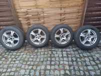 Sprzedam komplet  kół aluminiowych wraz oponami zimowymi