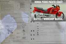 Książka serwisowa Honda PC800 Pacific Coast