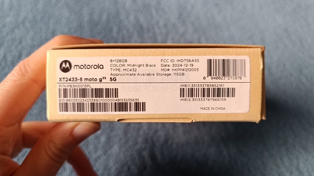 Motorola Moto G 35 5G (8, 128GB) Nowa!