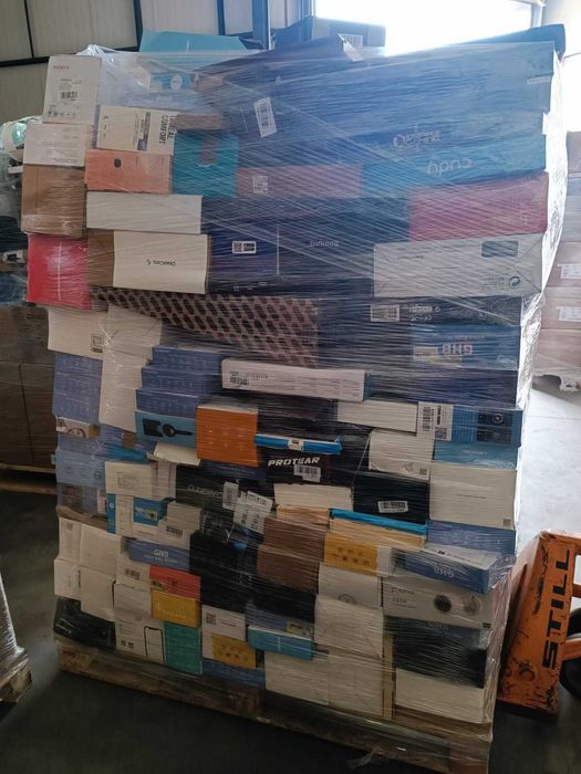 Palety Mix Amazon Elektronika/Dom/Ogród/Sport/Zwierzak/Światło/Chemia