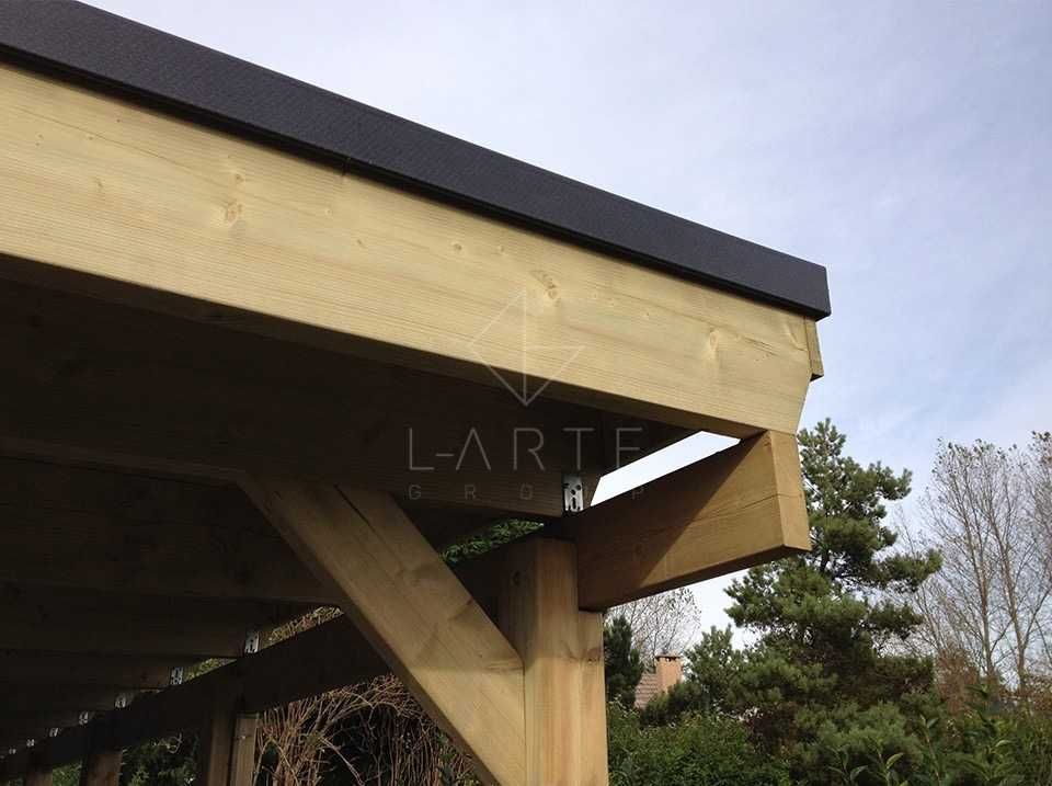 Wiata zadaszenie CARPORT SIDE II - 600x600 cm
