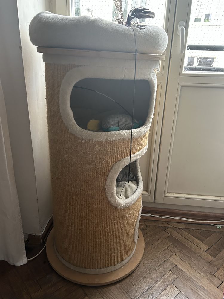 Wieża  dla Kota 3 piętra