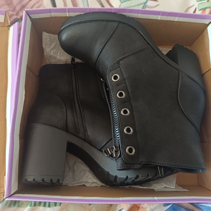 Nowe rockowe botki, kozaki jesienne nie ocieplane graceland r.40