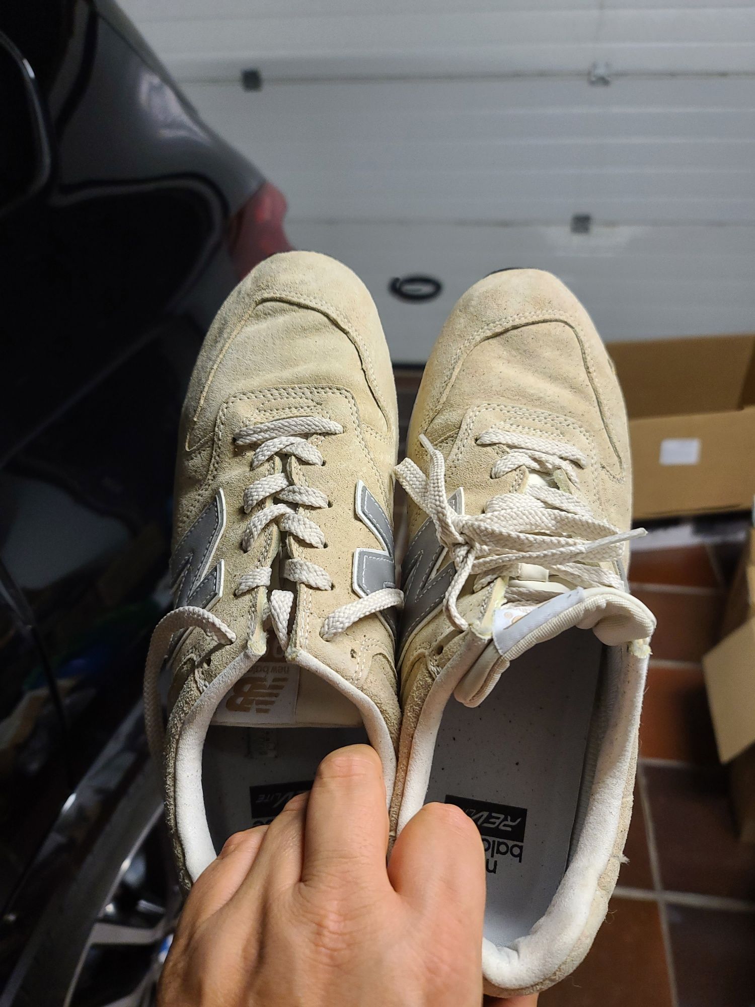 Tenis New Balance novos beige