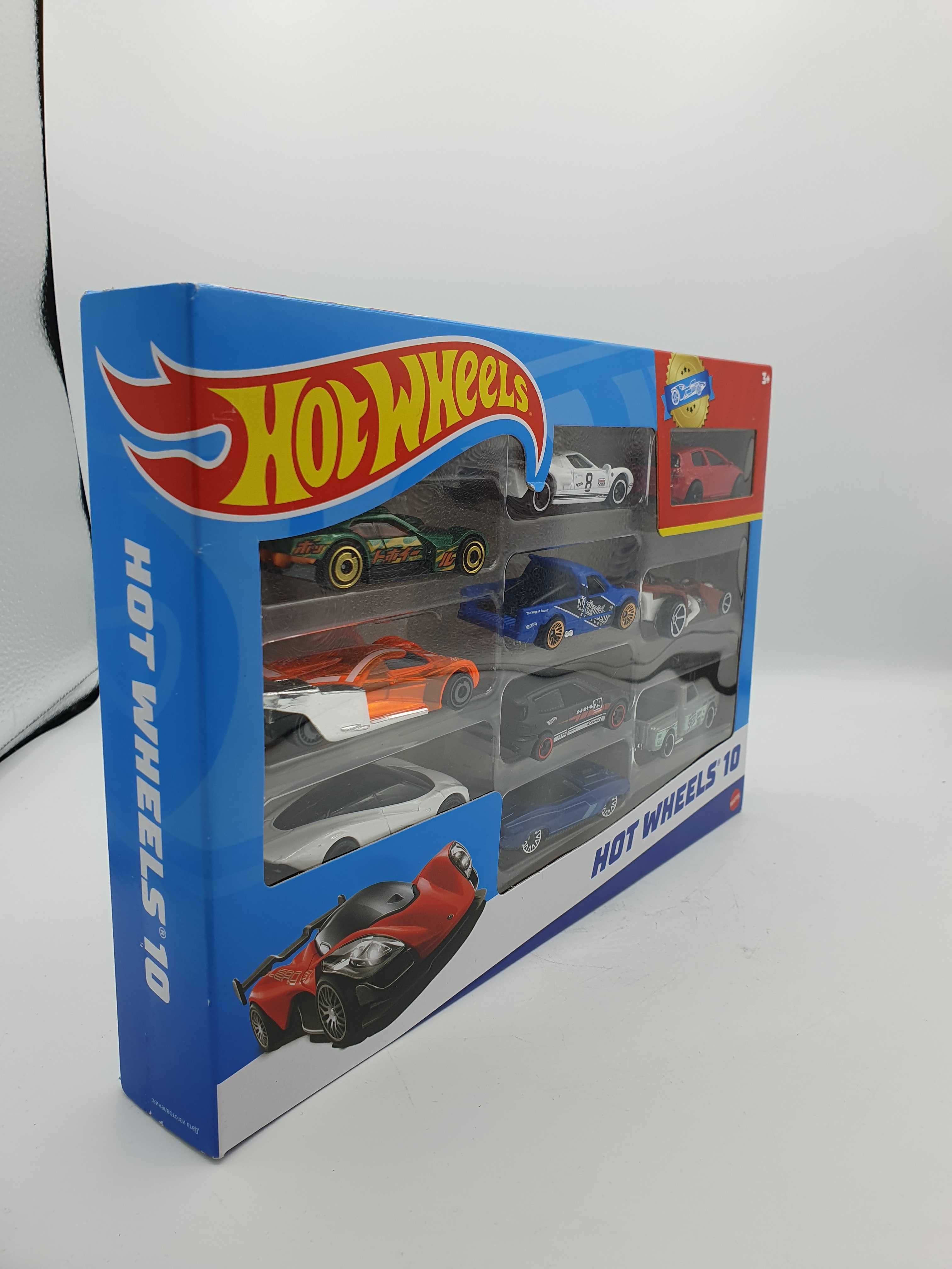 HOT WHEELS 10PAK Autka Zestaw Pojazdów 10szt